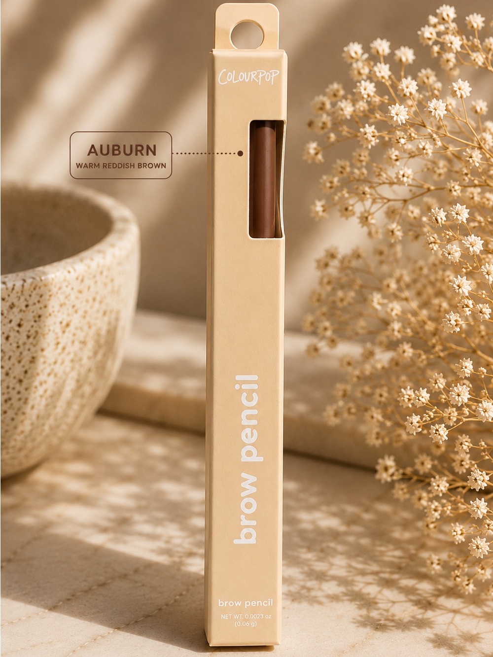 ColourPop Brow Pencil in Auburn Warm Reddish Brown